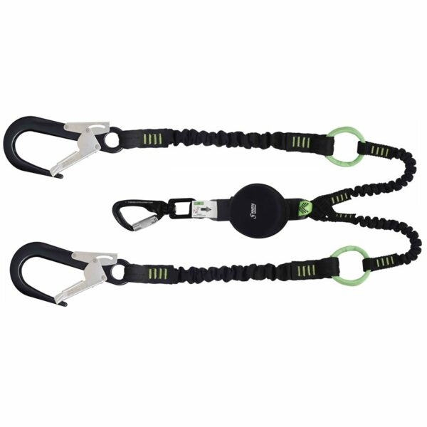 Gravity-S Fangline, dobbel elastisk med tie-back-ringer 2 m