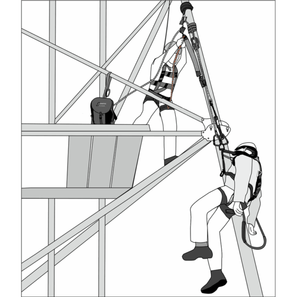 Kratos Safety Taljesystem for evakuering/redning - Bilde 2