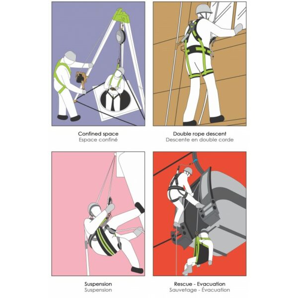 Kratos Safety FLY'IN 3 Fallsele - Bilde 3