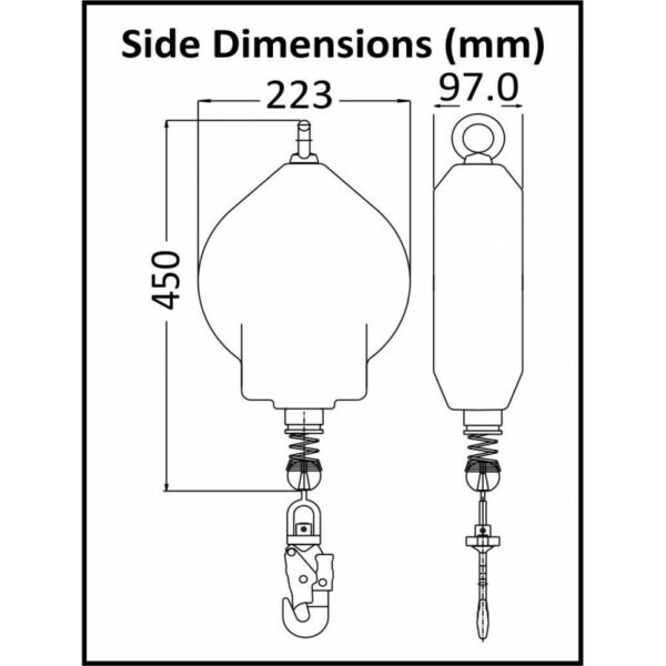 Kratos Safety Lastblokk 300kg - Bilde 2