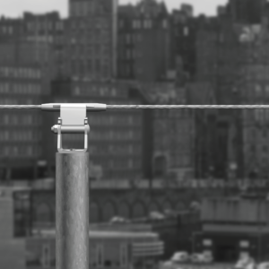 Horisontalt wiresystem med glider