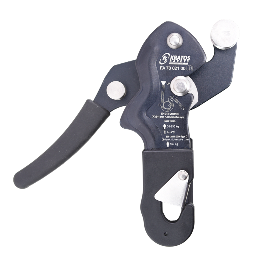 Nedfiringsbrems med håndtak